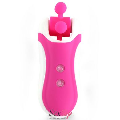 Стимулятор з імітацією оральних пестощів FeelzToys - Clitella Oral Clitoral Stimulator Pink SO5068 фото