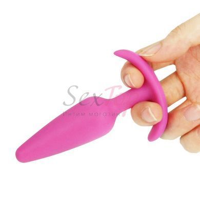 Классическая анальная пробка Lovetoy Lure Me розовая &mdash;  фото товара 5