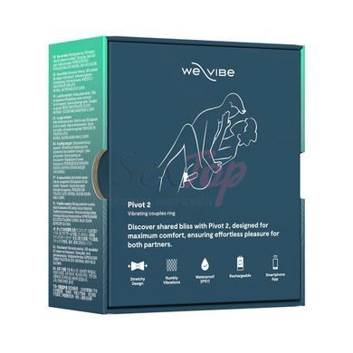 Ерекційне смарт-віброкільце We-Vibe Pivot 2 Slate - фото товару 17