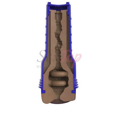 Мастурбатор-попка Fleshlight Boost Blast Female Medium Dark Flesh, плавающие кольца Turbo Tech &mdash;  фото товара 5