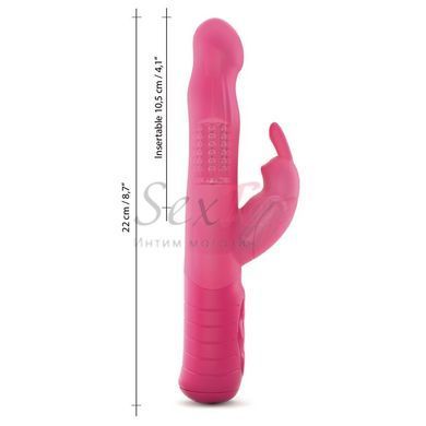 Вібратор-кролик Dorcel Baby Rabbit Magenta 2.0 з перлинним масажем і головкою, що обертається - фото товару 2