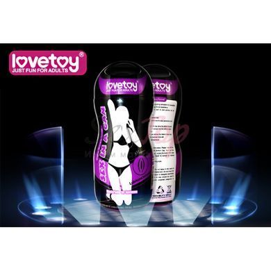 Мастурбатор Вагіна рельєфний з кібершкіри Lovetoy - фото товару 3