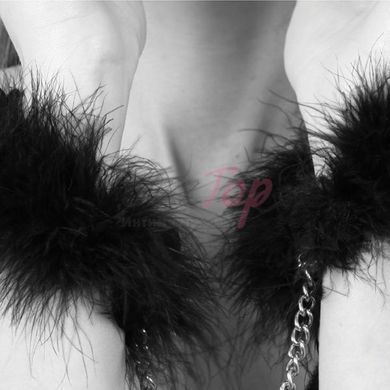 Пушистые наручники Bijoux Indiscrets Za za zu - feahter handcuffs, перьевые, подарочная упаковка &mdash;  фото товара 2