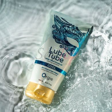 Лубрикант на водній основі Orgie Lube Tube Cool, 150 мл, з охолоджувальним ефектом, без запаху - фото товару 4