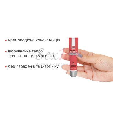 Возбуждающий гель для клитора System JO WARM & BUZZY (10 мл) с эффектом жидкого вибратора &mdash;  фото товара 2