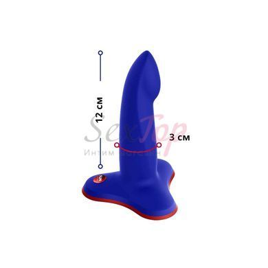 Фаллоимитатор Fun Factory LIMBA FLEX S, синий, гибкий, с эффектом памяти, подходит для точки G &mdash;  фото товара 2