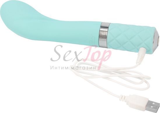 Розкішний вібратор Pillow Talk - Sassy Teal з кристалом Сваровські для точки G, подарункова упаковка - фото товару 4