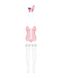 Эротический костюм зайки Obsessive Bunny suit 4 pcs costume pink S/M, розовый, топ с подвязками, тру SO7254 фото 5