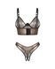 Комплект Obsessive Soranna top & crotchless thong 2XL/3XL,  фото 5