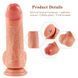 Фаллоимитатор для секс-машин Hismith 8.25" Dual-density dildo with veins, система KlicLok &mdash; фото 6 из 13