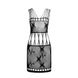 Бодистокинг — мини-платье с бабочками Passion BS090 black SO6388 фото 5