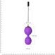 Вагінальні кульки з вібрацією Adrien Lastic Kegel Vibe Purple, діаметр 3,7 см AD40753 фото 1