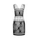 Бодистокинг — мини-платье с бабочками Passion BS090 black SO6388 фото 6