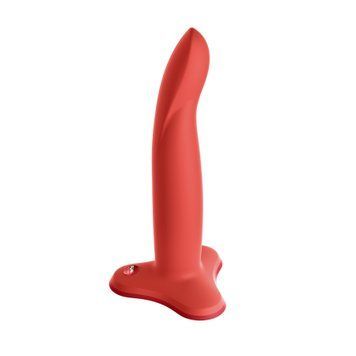 Фаллоимитатор Fun Factory LIMBA FLEX M, коралловый, гибкий, с эффектом памяти, подходит для точки G,  - 1