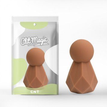 Вібратор для кліторальної стимуляції грибок 3D Design Polyhedron Polyhedron коричневого кольору, Коричневий - 1