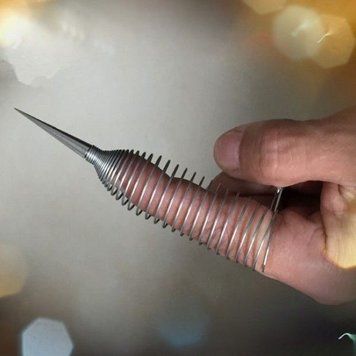 Острые наконечники на пальцы, 1 шт, серебро - 1