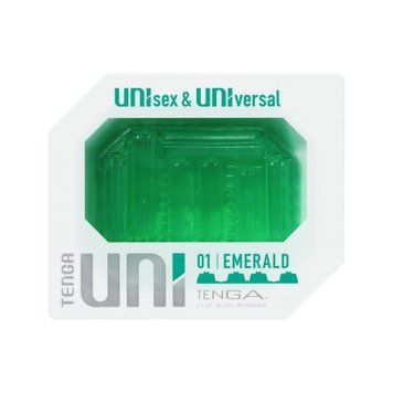 Мастурбатор Tenga UNI Emerald, Зелений - 1