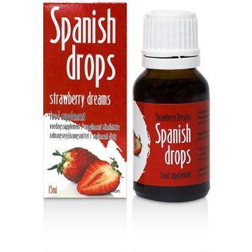 Возбуждающие капли Spanish Drops Strawberry Dreams, 15мл,  - 1