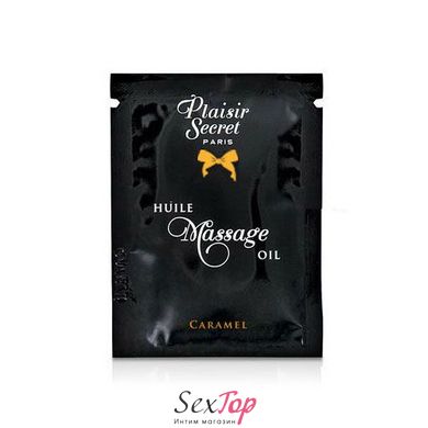 Пробник массажного масла Plaisirs Secrets Caramel (3 мл) SO1210 фото