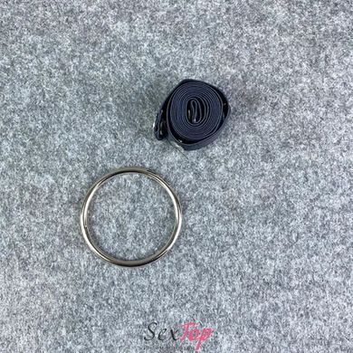 Ремень для пояса верности с кольцом black STF310-056 фото