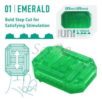 Мастурбатор Tenga UNI Emerald &mdash;  фото товара 2