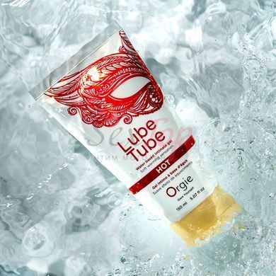 Лубрикант на водній основі Orgie Lube Tube Hot, 150 мл, із зігрівальним ефектом, без запаху - фото товару 4