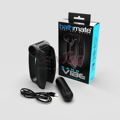 Мастурбатор з віброкулею Bathmate Hand Vibe, 10 режимів, перезаряджається - фото товару 2