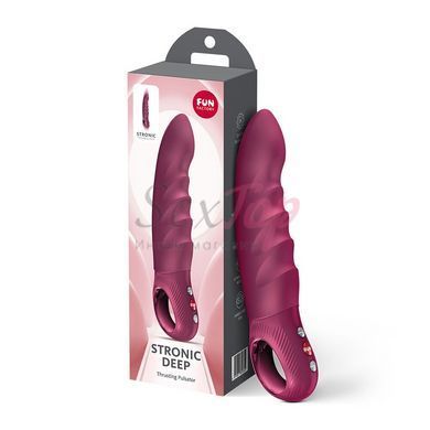 Пульсатор Fun Factory Stronic Deep, Wine Red, 8 режимов работы, перезаряжаемый &mdash;  фото товара 10