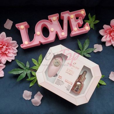 Подарунковий набір HighOnLove & JOPEN: Objects of Desire (краплі для клітора і вібратор з кристалами,  - 6