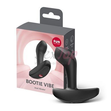 Анальна пробка Fun Factory Bootie Vibe Black - фото товару 8