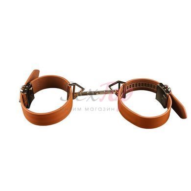 Наручники LOCKINK Wristcuffs/Anklecuffs Brown Set &mdash;  фото товара 5