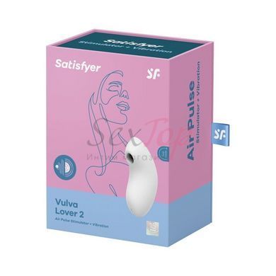 Вакуумный вибратор Satisfyer Vulva Lover 2 White &mdash;  фото товара 4