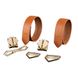 Наручники LOCKINK Wristcuffs/Anklecuffs Brown Set - SX0836 3