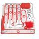 Набір медсестри для бондажу БДСМ червоно білого кольору Vscnovelty Nurse Bondage Kit 10 предметів &mdash; фото 1 з 5