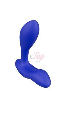 Смарт-вибромассажер простаты We-Vibe Vector+ ROYAL BLUE, пульт ДУ, регулируемый угол наклона &mdash;  фото товара 4