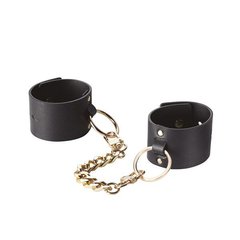 Наручники Bijoux Indiscrets MAZE - Wide Cuffs Black SO2649 фото