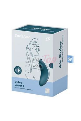 Вакуумний вібратор Satisfyer Vulva Lover 1 Blue - фото товару 5