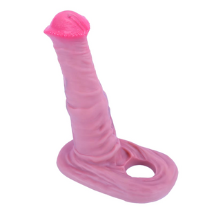 Насадка на член в виде конского дилдо Silicone Horse Penis Sleeve Reusable - ST3456