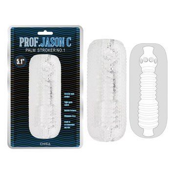 Насадка на член прозрачного цвета Chisa Palm Stroker 3, Прозрачный - 1