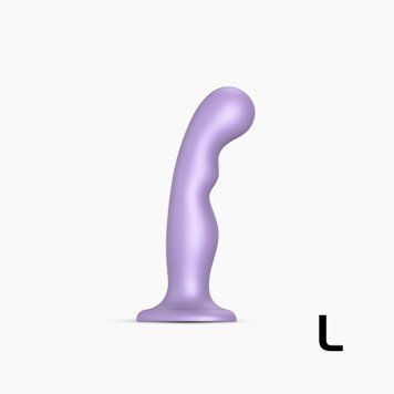 Насадка для страпона Strap-On-Me Dildo Plug P&G Lilas Metallic L,  - 1