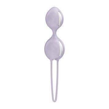 Вагінальні кульки Fun Factory SMARTBALLS DUO Purple, 2 шт, діаметр 3,2 та 3,6 см,  - 1