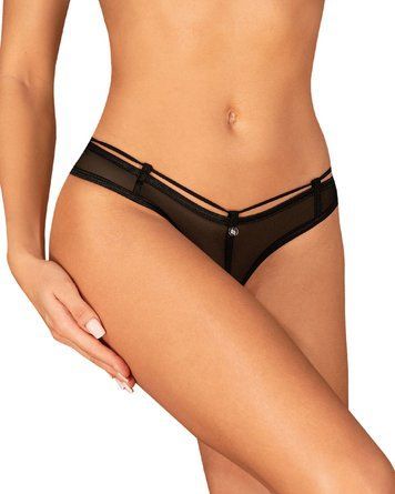 Трусики Obsessive Roxelia crotchless thong XL/2XL - фото товару 1