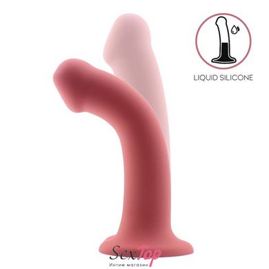 Насадка для страпона ACTION BOUNCY LIQUID SILICONE DILDO HIPER FLEXIBLE 7.0 - IXI63195