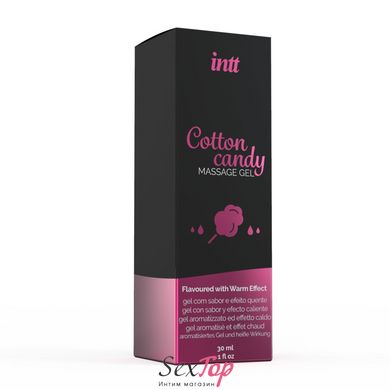 Масажний гель для інтимних зон Intt Cotton Candy (30 мл) розігріваючий SO2927 фото