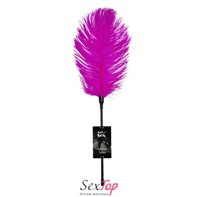Лоскітка зі страусиним пером Art of Sex - Feather Tickler, колір Темно-рожевий SO7013 фото