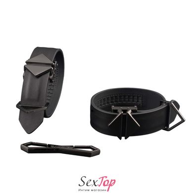 Наручники LOCKINK Wristcuffs/Anklecuffs Black Set - SX0837