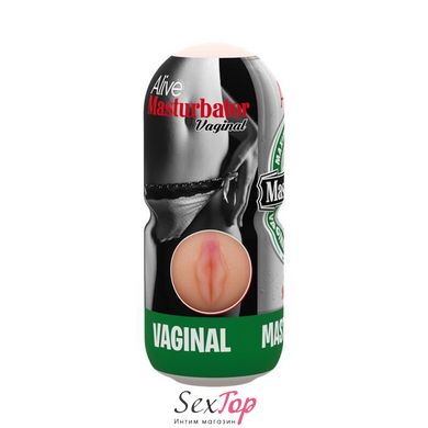 Недорогий мастурбатор-вагіна Alive Heineken Vagina у вигляді банки пива SO3988 фото