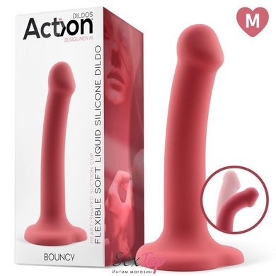 Насадка для страпона ACTION BOUNCY LIQUID SILICONE DILDO HIPER FLEXIBLE 7.0 - IXI63195