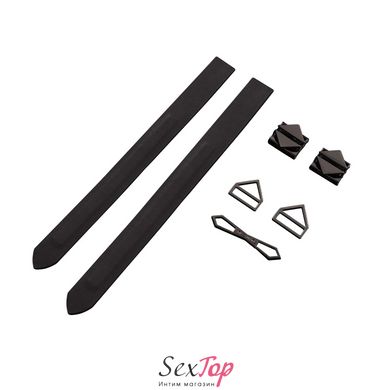 Наручники LOCKINK Wristcuffs/Anklecuffs Black Set - SX0837