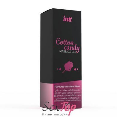 Масажний гель для інтимних зон Intt Cotton Candy (30 мл) розігріваючий SO2927 фото